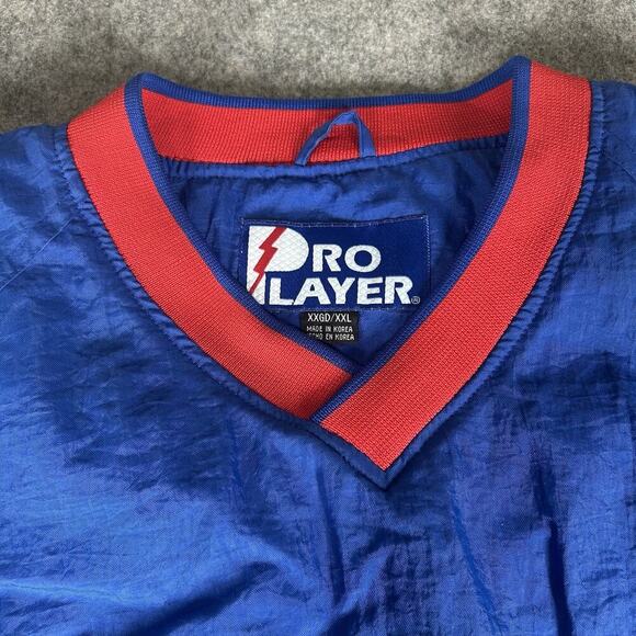 Vintage Pro Layer Winderbreaker 2XL Pullover V-Neck Kansas University Jayhawks - Picture 4 of 10